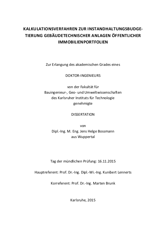 Cover der Publikation