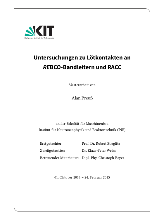 Cover der Publikation