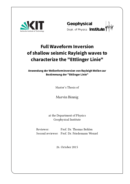 Cover der Publikation