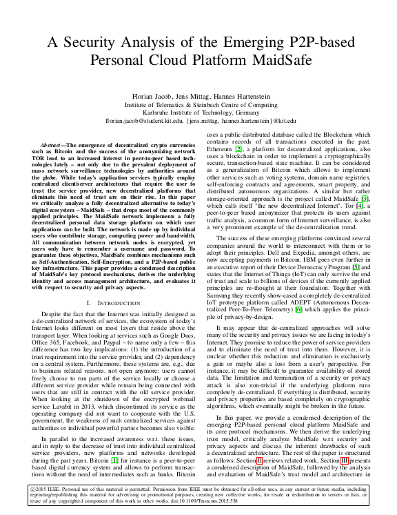 Cover der Publikation