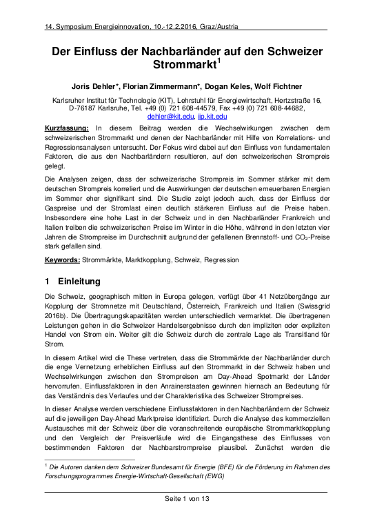 Cover der Publikation