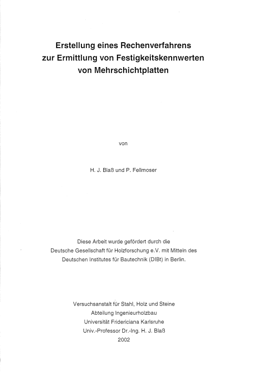 Cover der Publikation