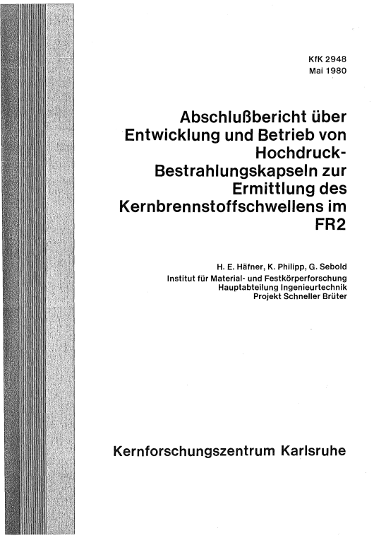 Cover der Publikation
