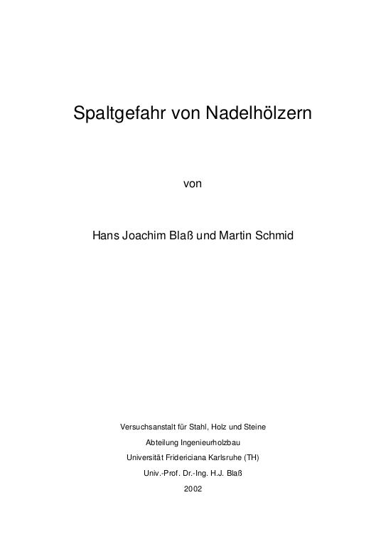 Cover der Publikation