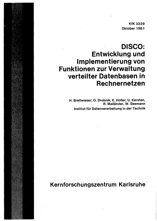 Cover der Publikation