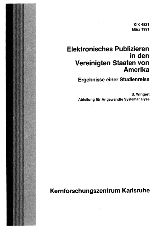 Cover der Publikation