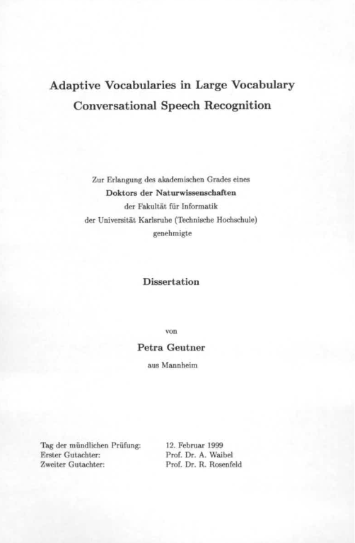 Cover der Publikation