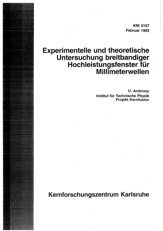 Cover der Publikation