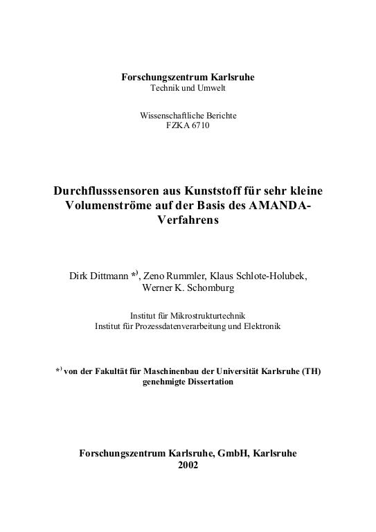 Cover der Publikation