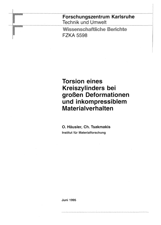 Cover der Publikation