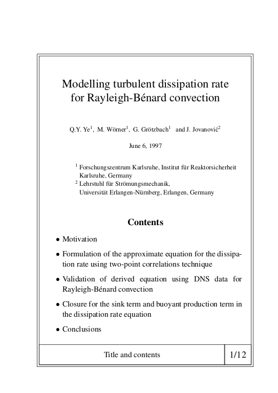 Cover der Publikation