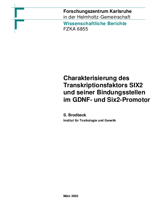 Cover der Publikation