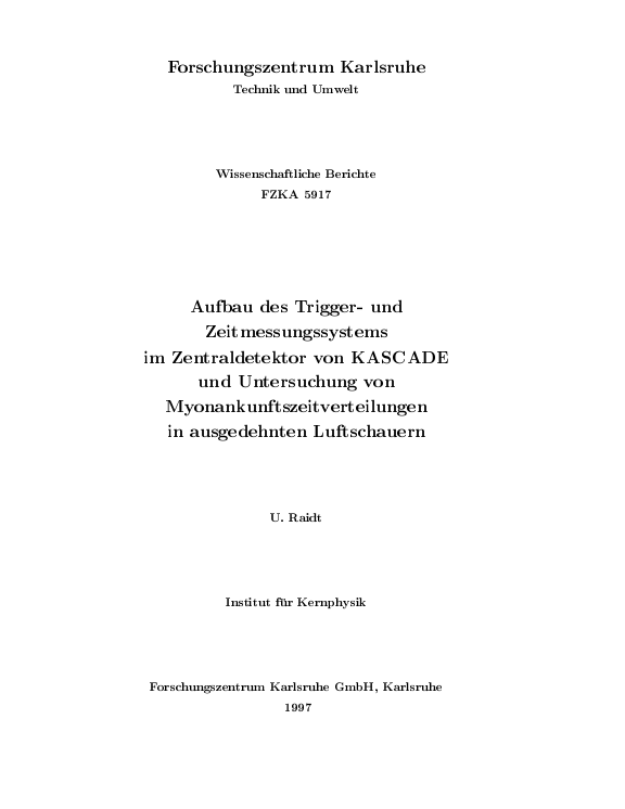 Cover der Publikation