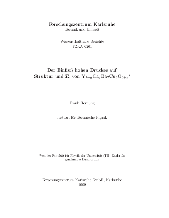 Cover der Publikation