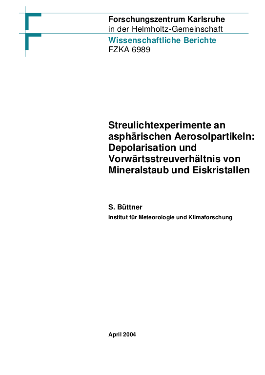 Cover der Publikation