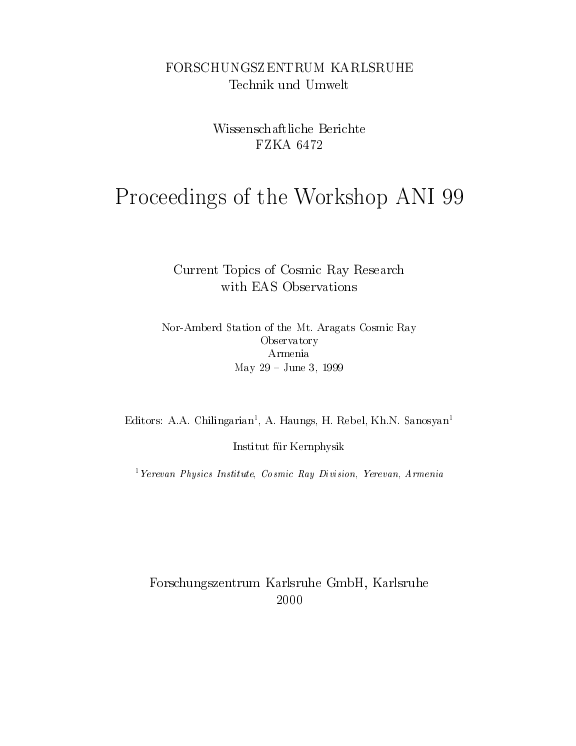 Cover der Publikation