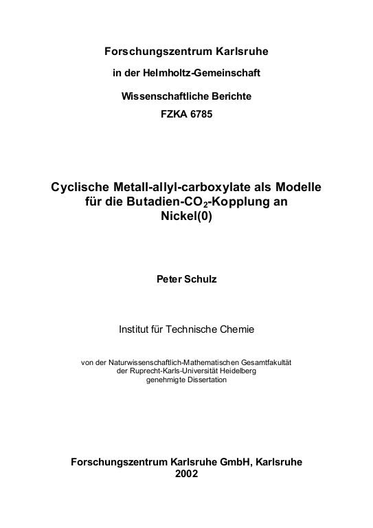 Cover der Publikation