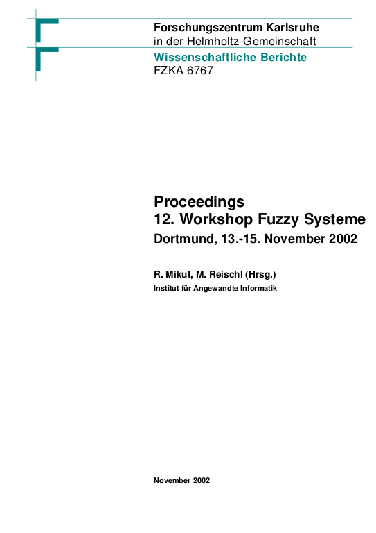 Cover der Publikation