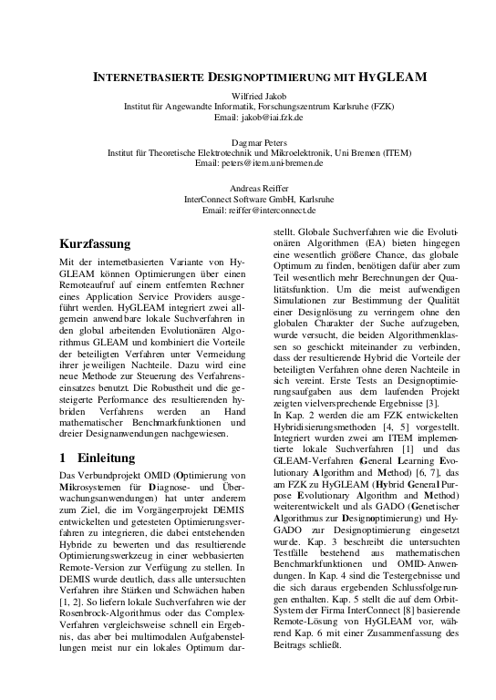 Cover der Publikation