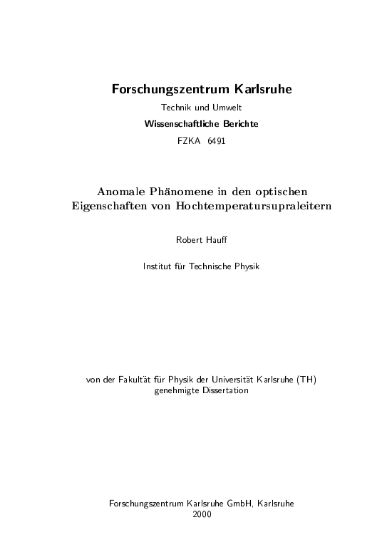 Cover der Publikation