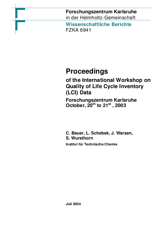 Cover der Publikation