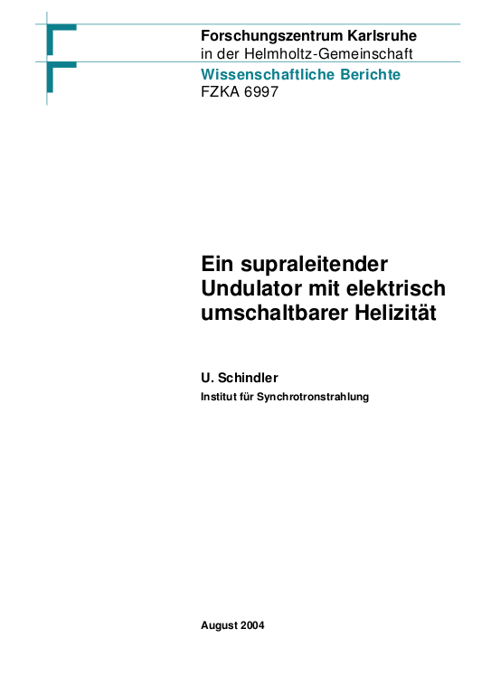 Cover der Publikation