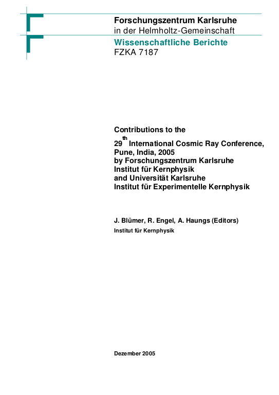 Cover der Publikation