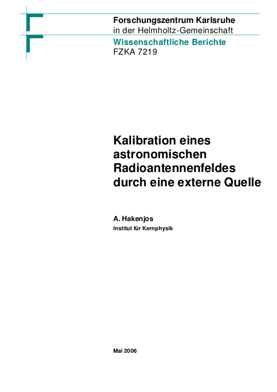 Cover der Publikation