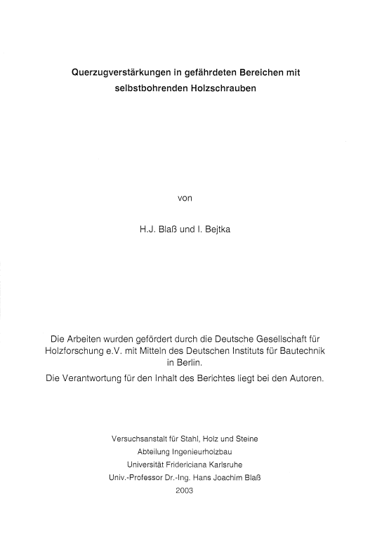 Cover der Publikation