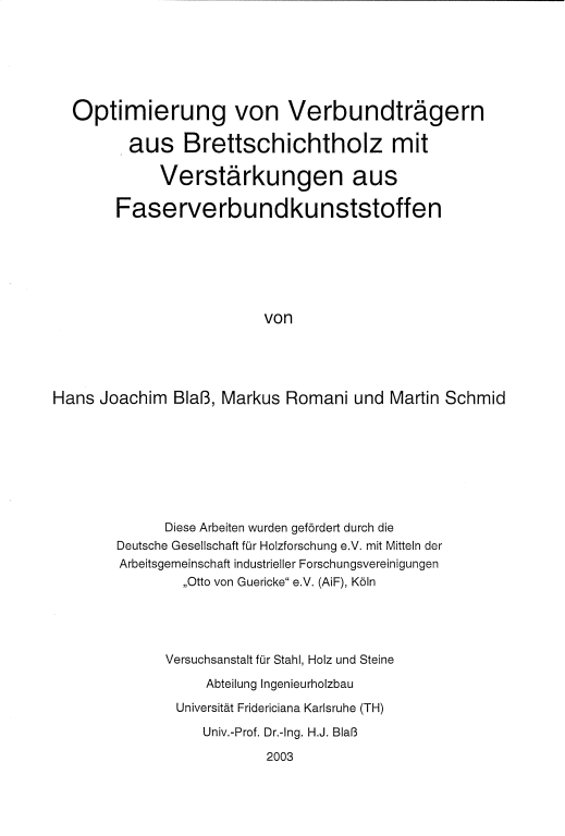 Cover der Publikation