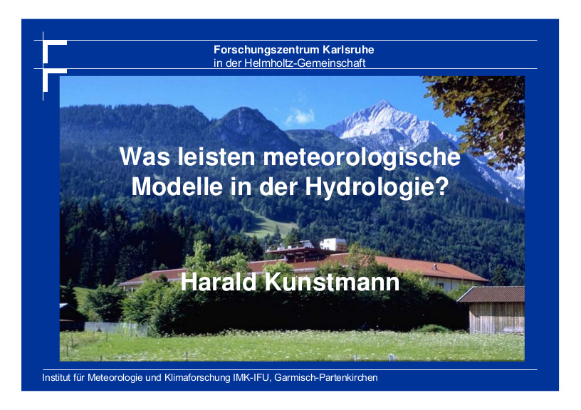 Cover der Publikation