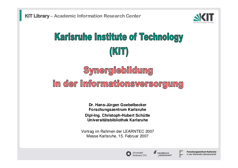 Cover der Publikation