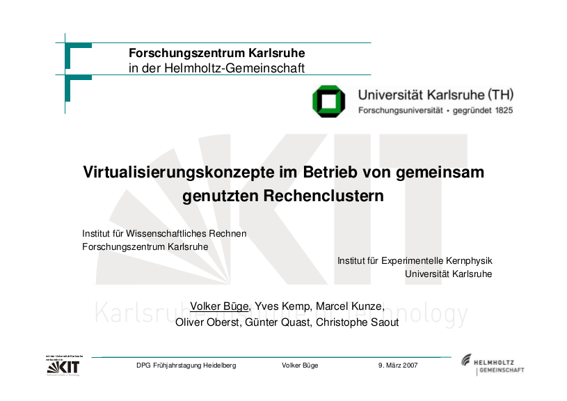 Cover der Publikation