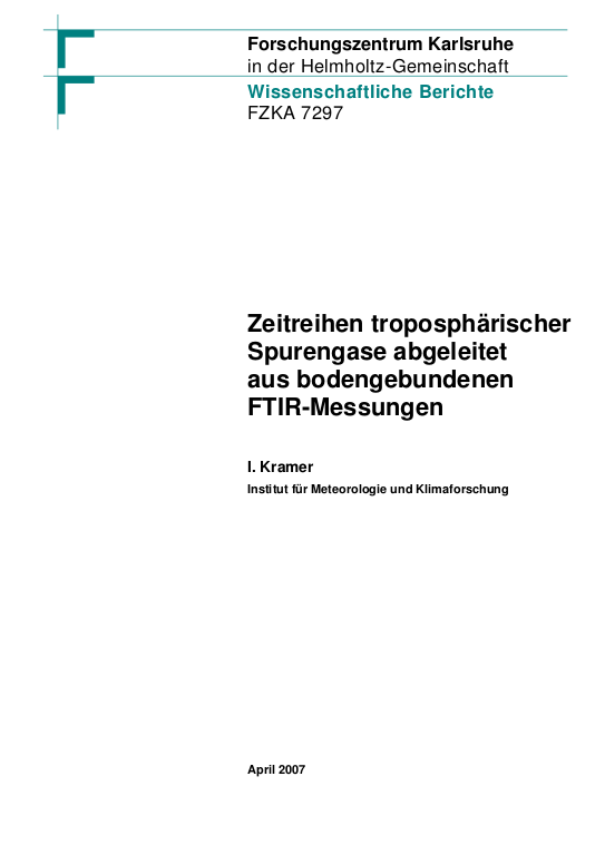Cover der Publikation