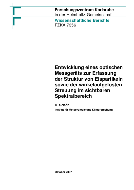 Cover der Publikation