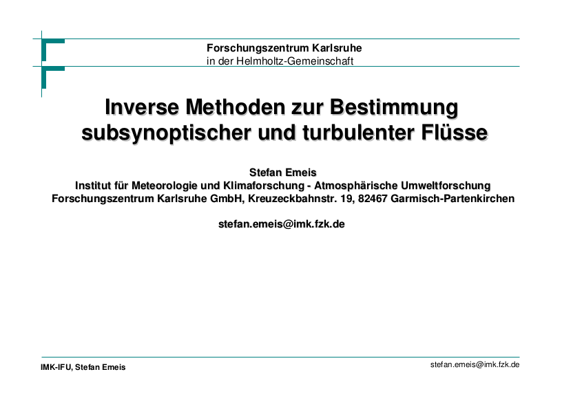 Cover der Publikation