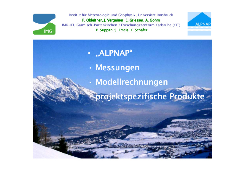 Cover der Publikation