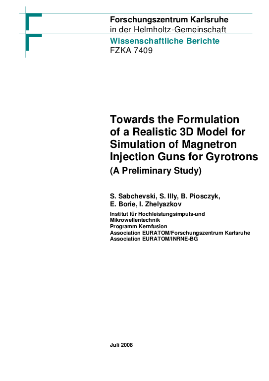 Cover der Publikation