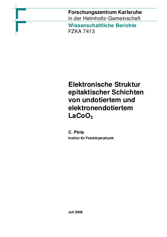 Cover der Publikation