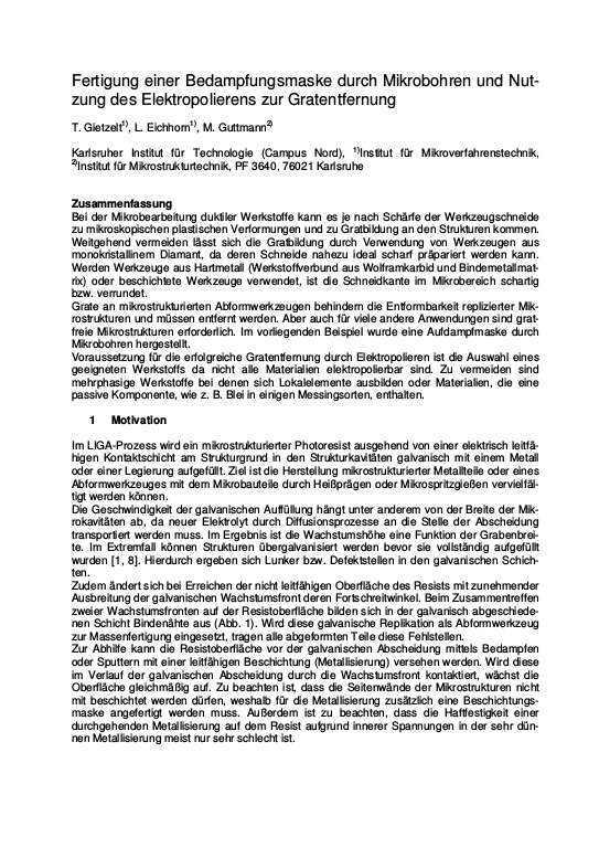 Cover der Publikation