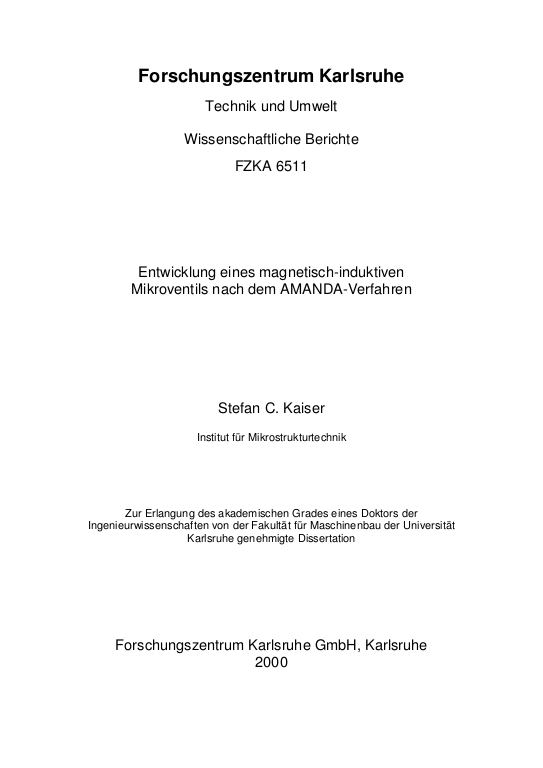 Cover der Publikation