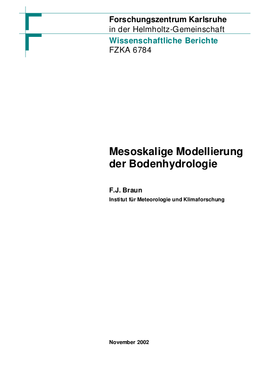 Cover der Publikation