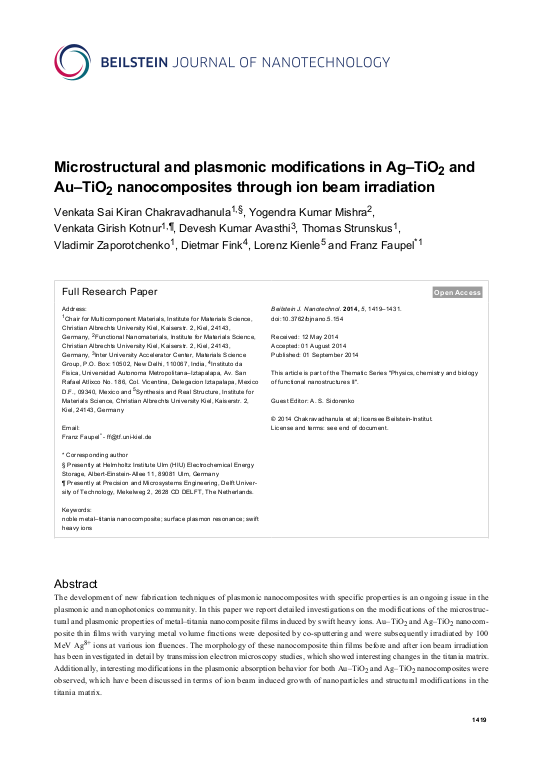 Cover der Publikation