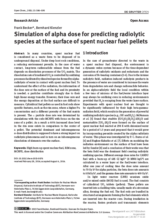 Cover der Publikation