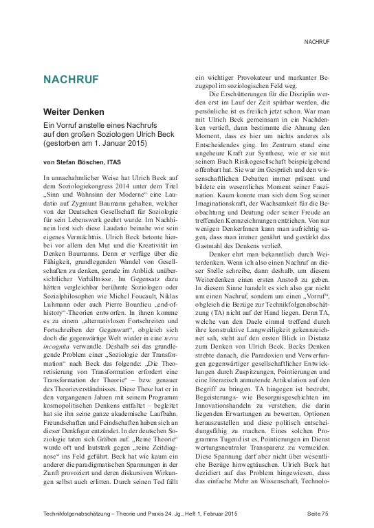 Cover der Publikation