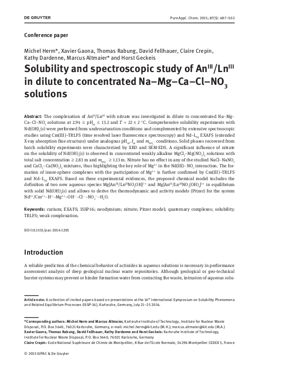 Cover der Publikation