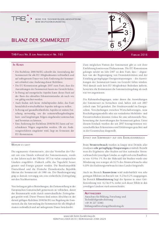 Cover der Publikation