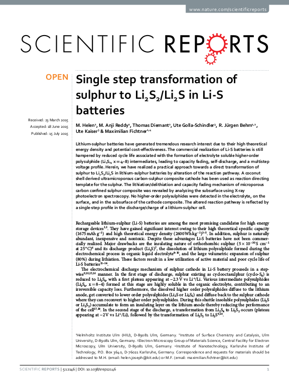 Cover der Publikation