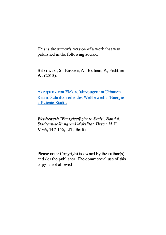 Cover der Publikation