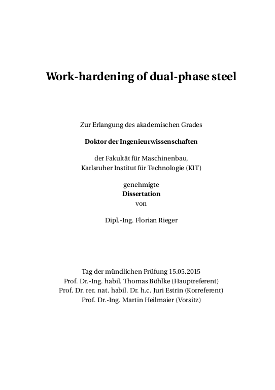 Cover der Publikation